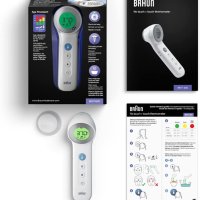 Термометър Braun No touch BNT400″, снимка 1 - Уреди за диагностика - 40694003