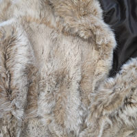 Дамско палто от заек естествен косъм, снимка 5 - Палта, манта - 44913965