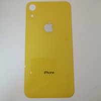 Заден капак, панел стъкло за iPhone XR / Жълт, снимка 1 - Резервни части за телефони - 37759978