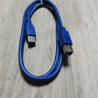 Кабел USB 3.0 AM / BM 1m, снимка 1 - Кабели и адаптери - 39100119