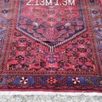 Ръчно тъкан вълнен Ирански килим.Антика за ценители., снимка 1 - Килими - 43698515