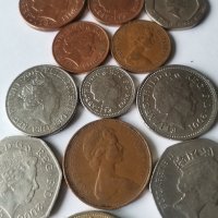 лот монети Англия, Кралица Елизабет , снимка 8 - Нумизматика и бонистика - 43252222