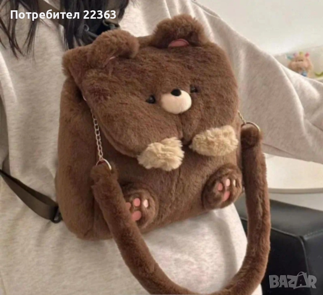 Детска плюшена раничка, снимка 1