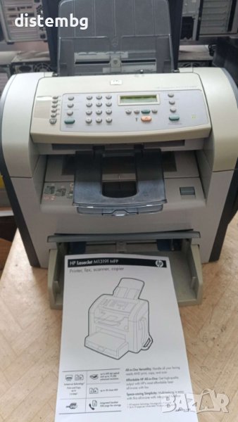 Mултифункционален  Принтер HP LaserJet M1319f mfp  Всичко в едно: мрежов принтер за факс, сканиране,, снимка 1