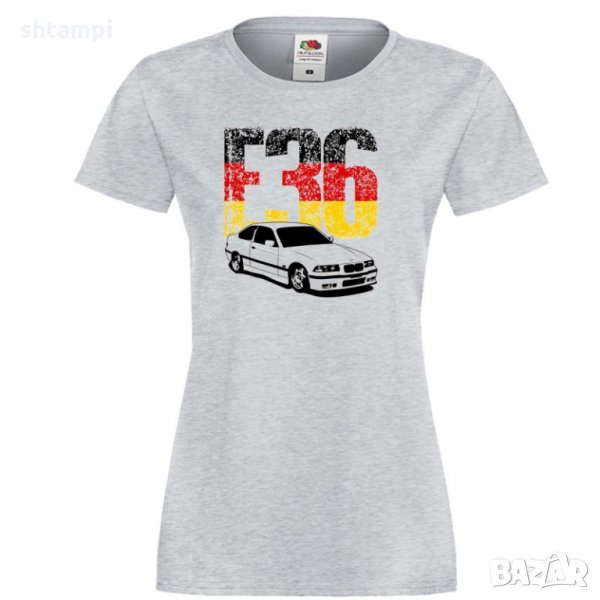 Дамска тениска BMW E36 German Flag, снимка 1