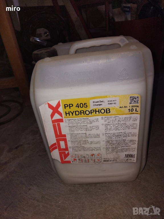 Импрегнатор за камък и каменни плочи Rofix PP405 HYDROPHOB, снимка 1