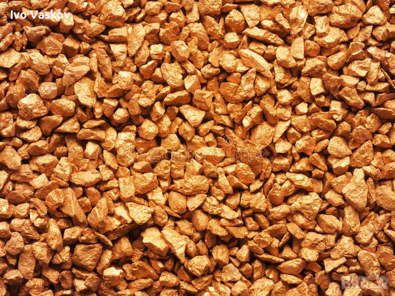 малки " златни" блестящи камъчета за декорация , снимка 1