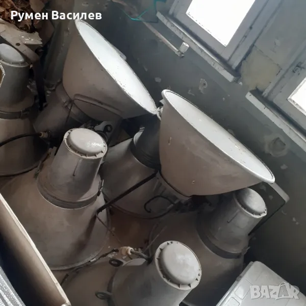 ретро промишлени осветителни тела, снимка 1