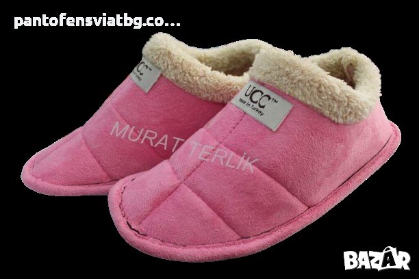Детски домашни пантофи розово 30/35, снимка 1