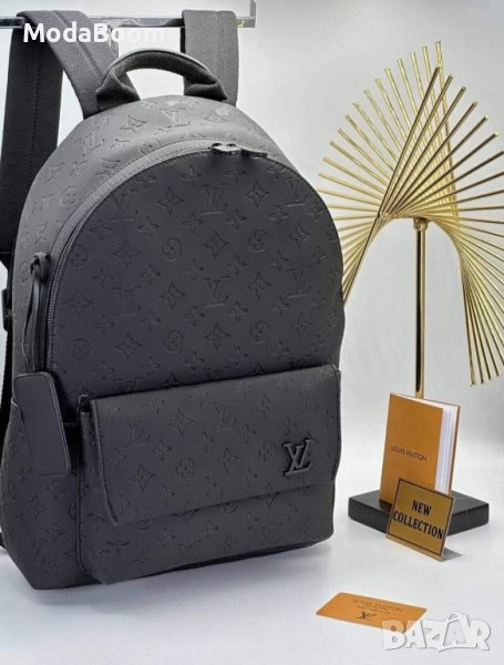 Черна луксозна раница  Louis Vuitton код VL232, снимка 1