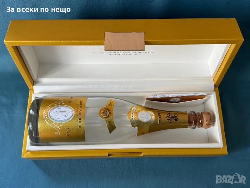 ОРИГИНАЛНА Бутилка от шапнаско с кутия Louis Roederer Cristal 2009, снимка 1