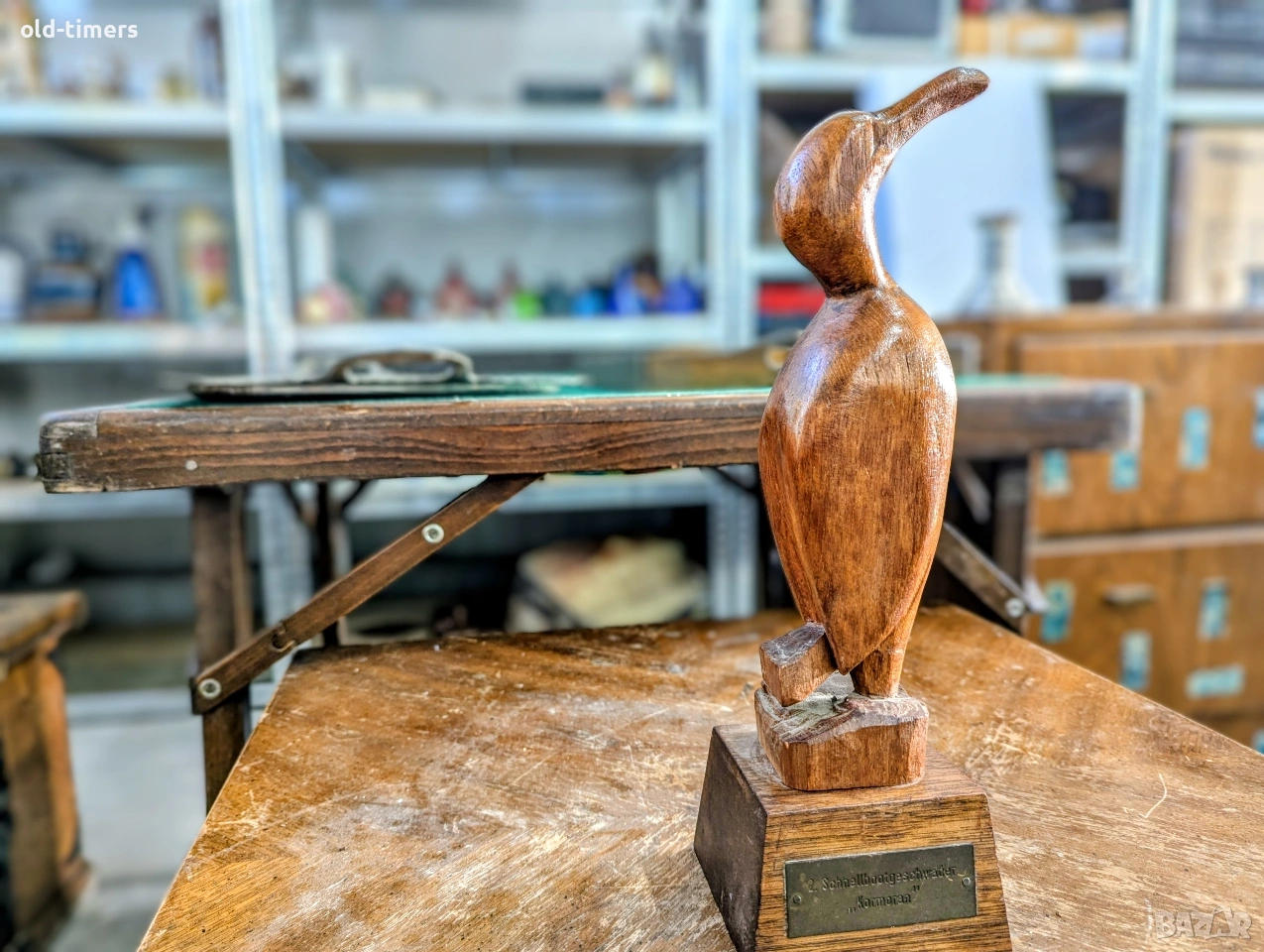 Дървена статуетка , снимка 1