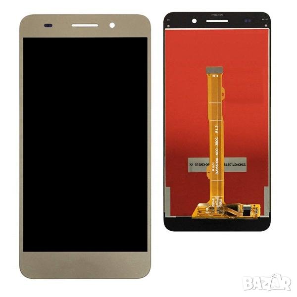 Съвместим HQ LCD Дисплей за Huawei Y6 II (2016) + тъч скрийн / Златен /, снимка 1