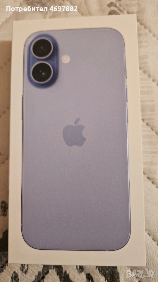 iPhone 17, 256GB, Mist Blue – Чисто нов (Неразпечатан), снимка 1