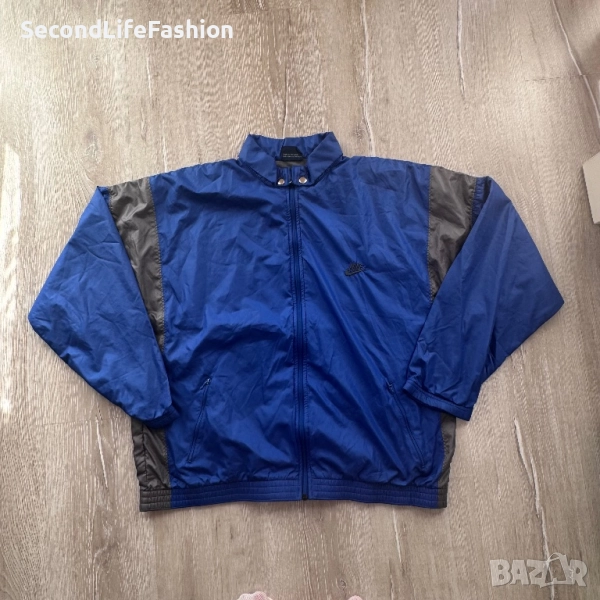 Винтидж спортно яке Nike от 90-те, синьо мъжко размер M ретро спортно , снимка 1