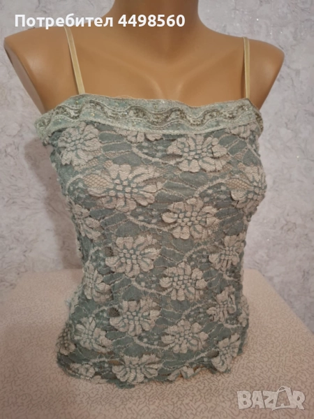 Дамски Топ -дантелен, снимка 1
