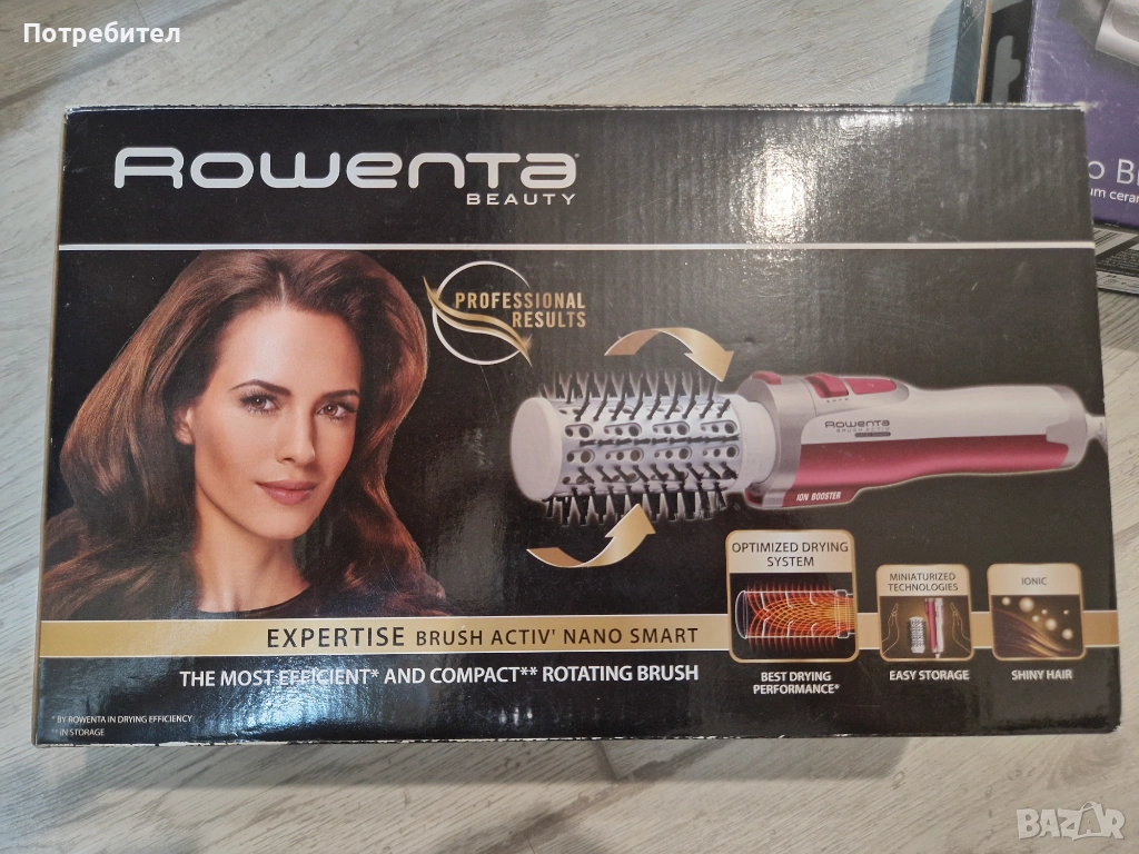 Сешоар с четка Rowenta, снимка 1