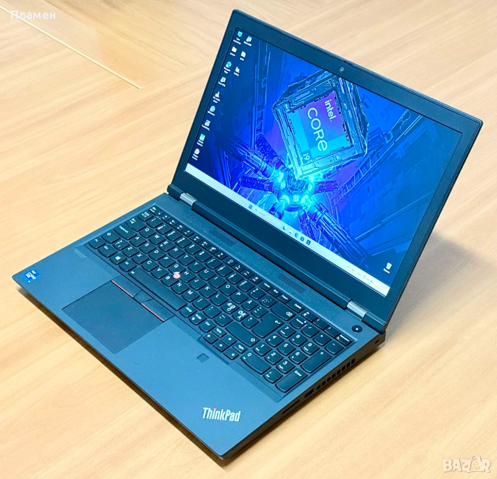 15.6"FHD IPS/i9-11950H/64GB/512GB/RTX A4000 - 8GB/Lnv ThinkPad P15 G2, снимка 1