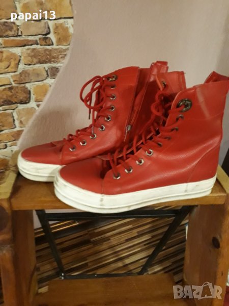  Червени дамски кецови, снимка 1