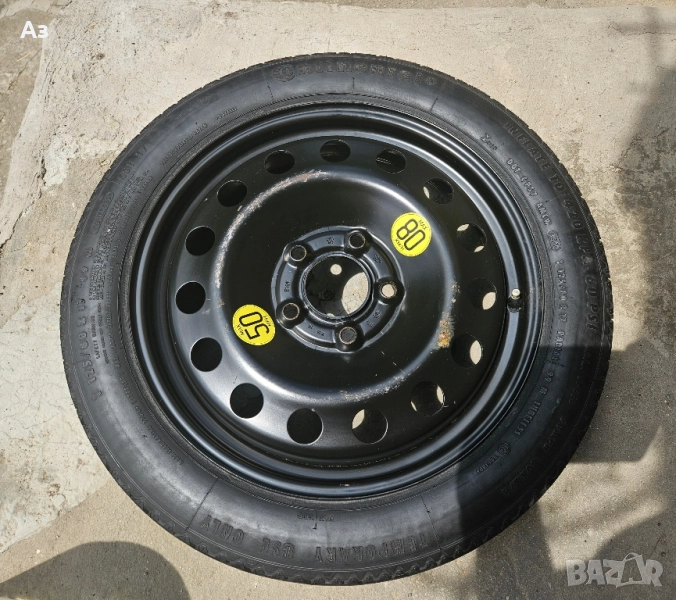 патерица-резервна гума BMW 17" 5x120 et30 72.6 125/80/17, снимка 1