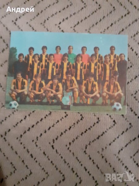 Календарче ФК Тракия Пловдив 1982, снимка 1