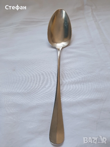 Огромна посребрена лъжица, снимка 1