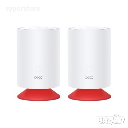 Удължител на интернет обхват TP-Link Deco Voice X20 AX1800 2-pack Mesh Wi-Fi 6 система за целия дом , снимка 1