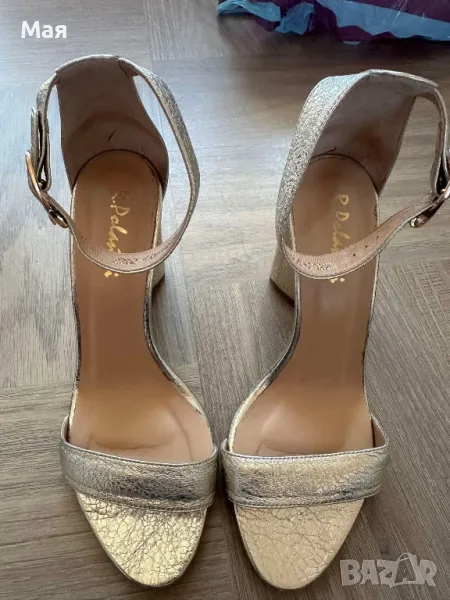 Чисто нови сандали на ток, снимка 1