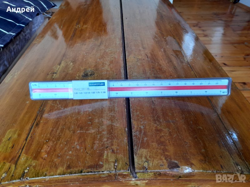 Стара мащабна линия, снимка 1