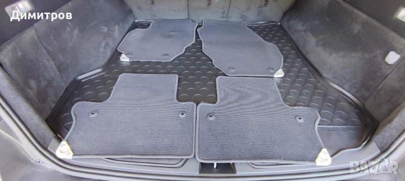 Оригинални мокетни стелки за Volvo S80, V70, XC70 2007-2016 година, 4 части, черни , снимка 1