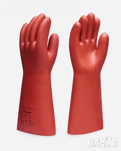 Диелектрични ръкавици с допълнителна защита клас 00, 0, 1, 2, 3, 4, снимка 1