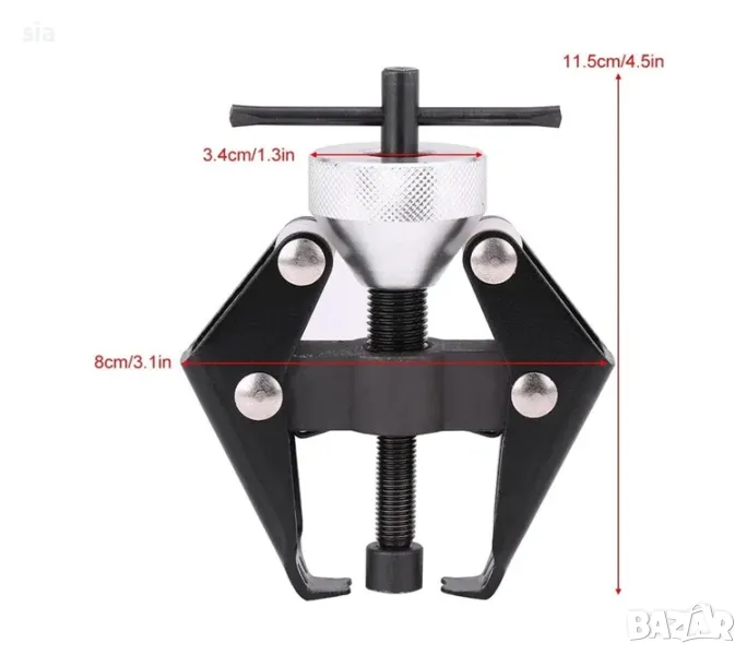 Скоба за демонтаж рамена на чистачки и клеми, 6 - 28 мм, снимка 1