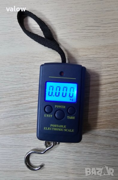 Преносим ръчен електронен кантар везна до 40 кг, снимка 1