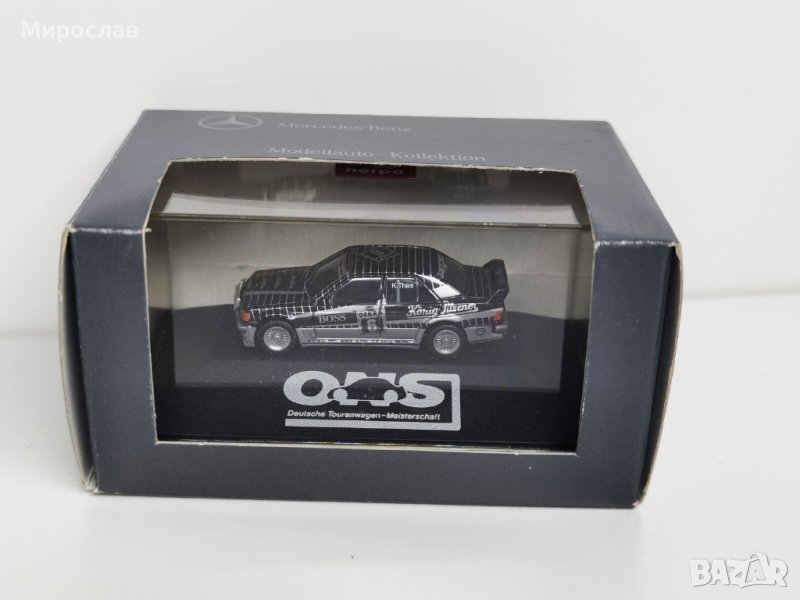 HERPA H0 1/87 MERCEDES BENZ 190 E МОДЕЛ КОЛИЧКА РАЛИ ИГРАЧКА, снимка 1