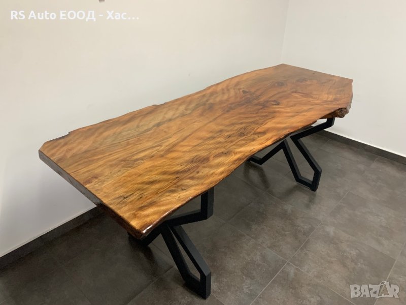 Трапезна маса / Дърво / естествен масив , снимка 1