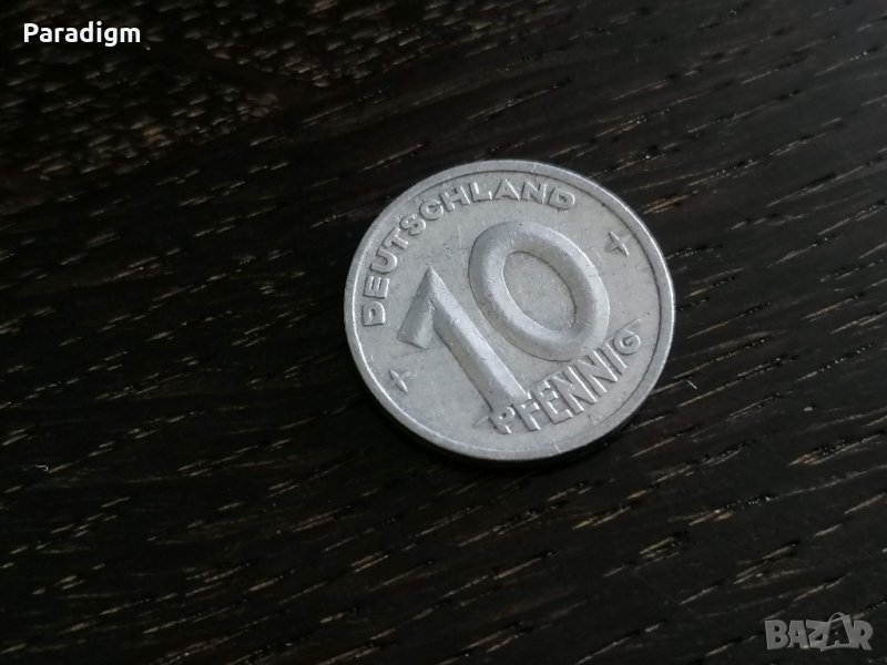 Монета - Германия - 10 пфенига | 1949г.; серия А, снимка 1