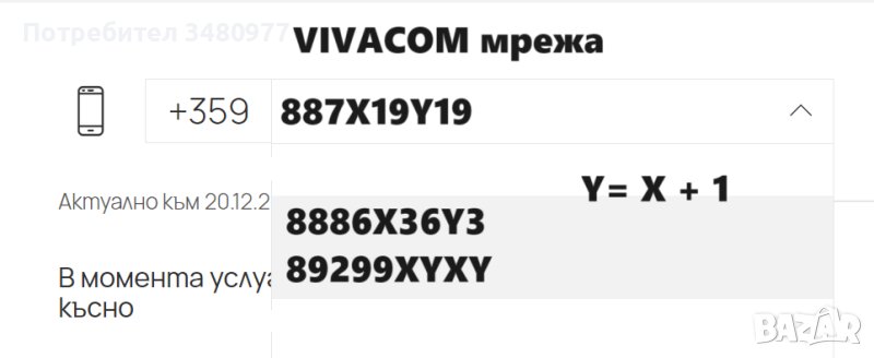 Златен номер, Сребърен номер, Хубав номер, Лесен номер, Бизнес номер, Мобилен номер, снимка 1