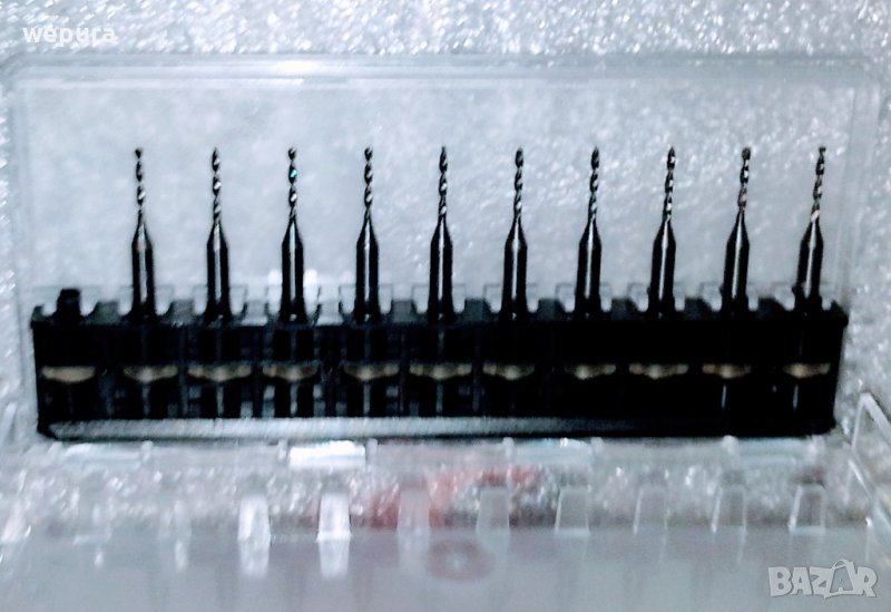 Маркови свредла за платки dremel 1 мм с дебели опашки, снимка 1