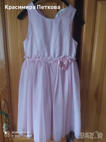 Детска рокля на H&M за ръст по етикет 128 см/7-8 г., снимка 1