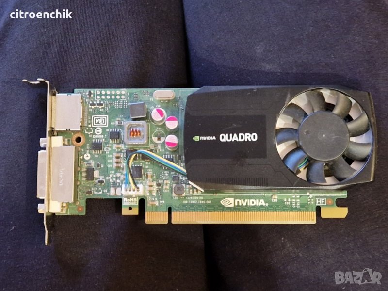 Видео карта NVIDIA QUADRO K620 2GB Low Profile, снимка 1