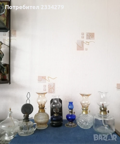 Оригинални мини газени лампи от стъкло, снимка 1