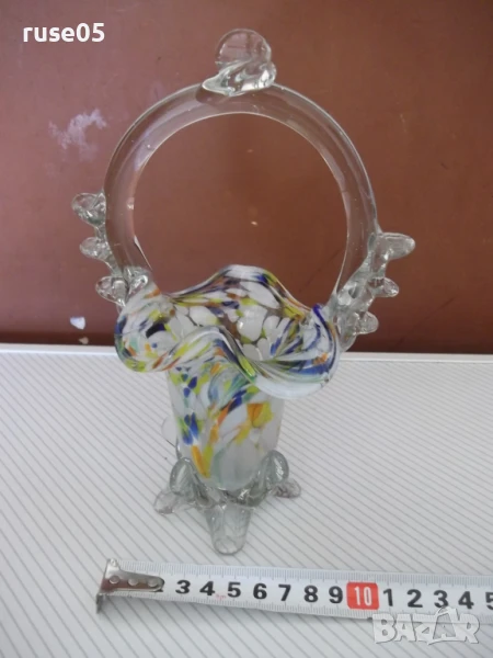 Кошница стъклена, снимка 1