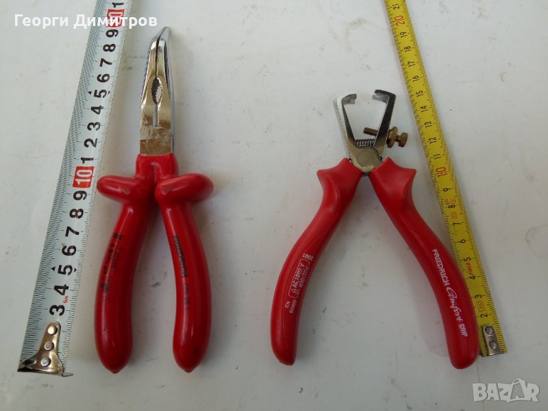 клещи като нови високоволтови klaus friedrich Germany -1000V, два броя, снимка 1