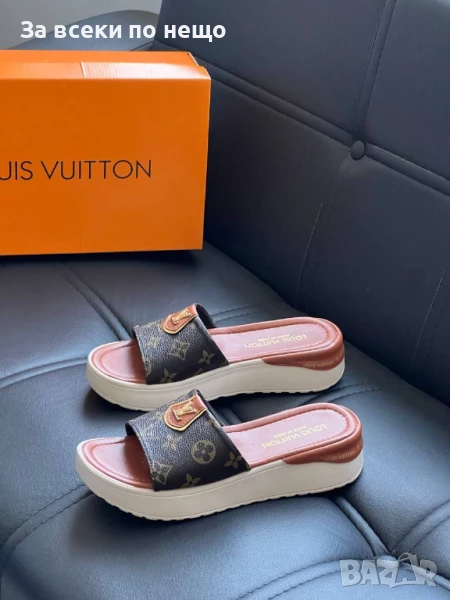 Louis Vuitton Дамски Чехли Луис Витон Код E449, снимка 1