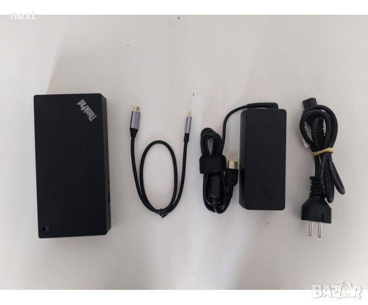 ДОКИНГ СТАНЦИЯ LENOVO THINKPAD USB-C DOCK (40AS) + Гаранция, снимка 1