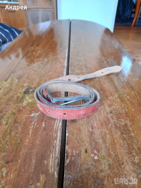 Стар дамски кожен колан #7, снимка 1