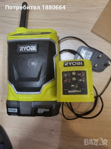 Радио RYOBI 18V Li ion, снимка 1