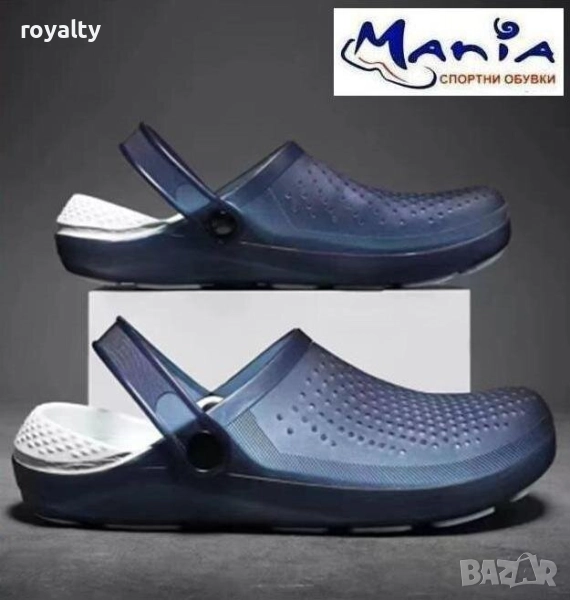 Мъжки чехли - крокс в синьo, снимка 1