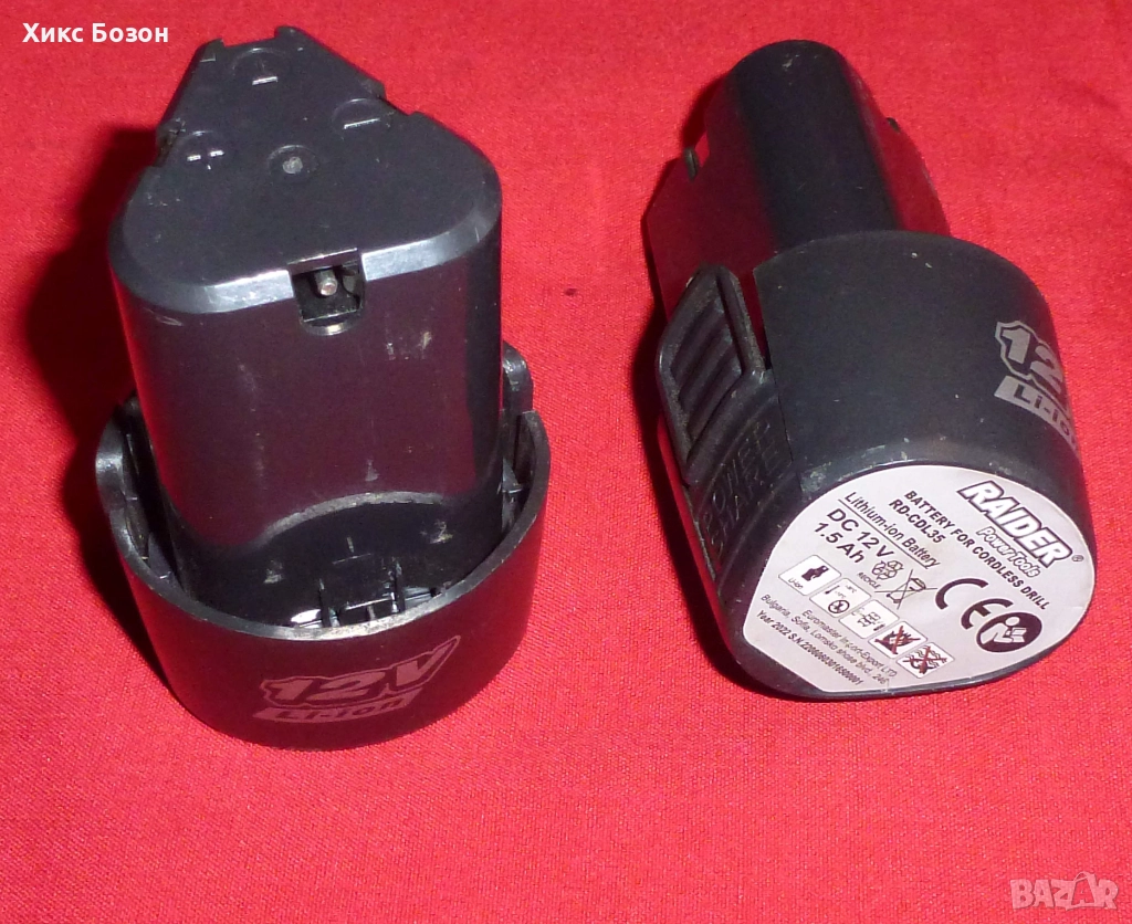 Батерии Raider RD CLD35 Li-Yon 1,5 Ач 12 Волта, снимка 1