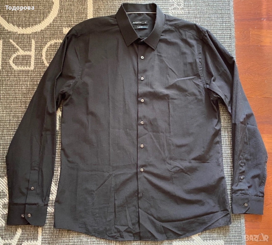 Черна риза DeFacto, снимка 1